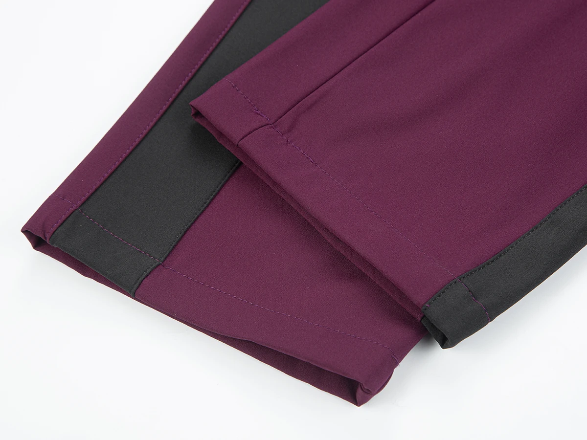 JNLN Women Winter Fleece Pants Warm Waterproof Hiking Pants Outdoor Camping Climbing Skiing Soft Shell Windproof Rain Trousers - Image 6