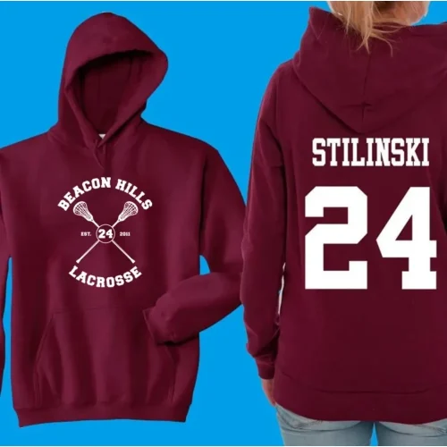 STILINSKI 24 Hoodie LAHEY 14 MCCALL 11 Teen Wolf Hoodies Unisex Streetwear Hip Hop Hooded Sweatshirts Y2k Harajuku Tops Clothing