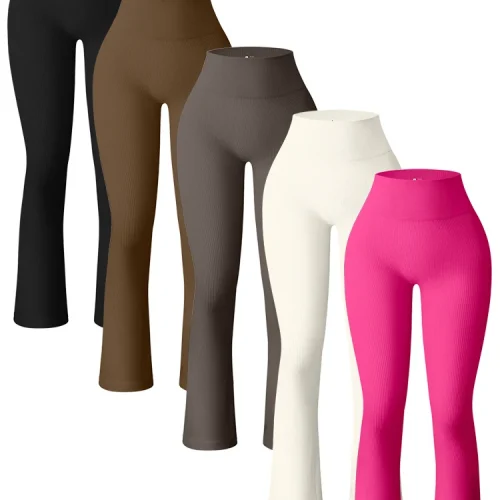 New Autumn And Winter Waist Casual Flare Sweat Pants Women Sexy Fitness Yoga Pants