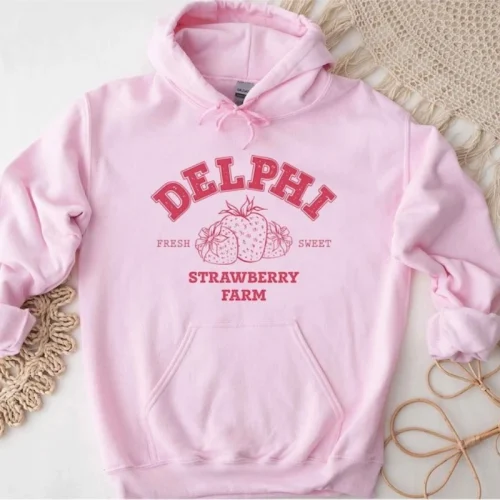 Percy Jackson Delphi Strawberry Farms Sweatshirt CHB Camp Half Blood Hooded Percy Jackson Olympians Greek Mythology Hoodie