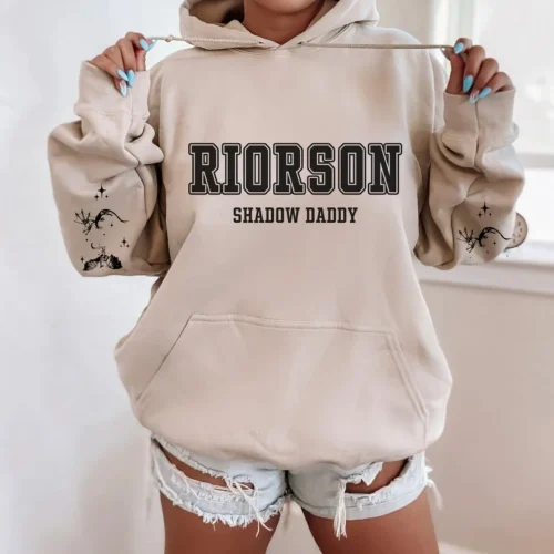 Fourth Wing Hooded Sweatshirt Riorson Shadow Daddy Hoodies book lover Gift Clothing Men Women Fashion Creative Design Streetwear
